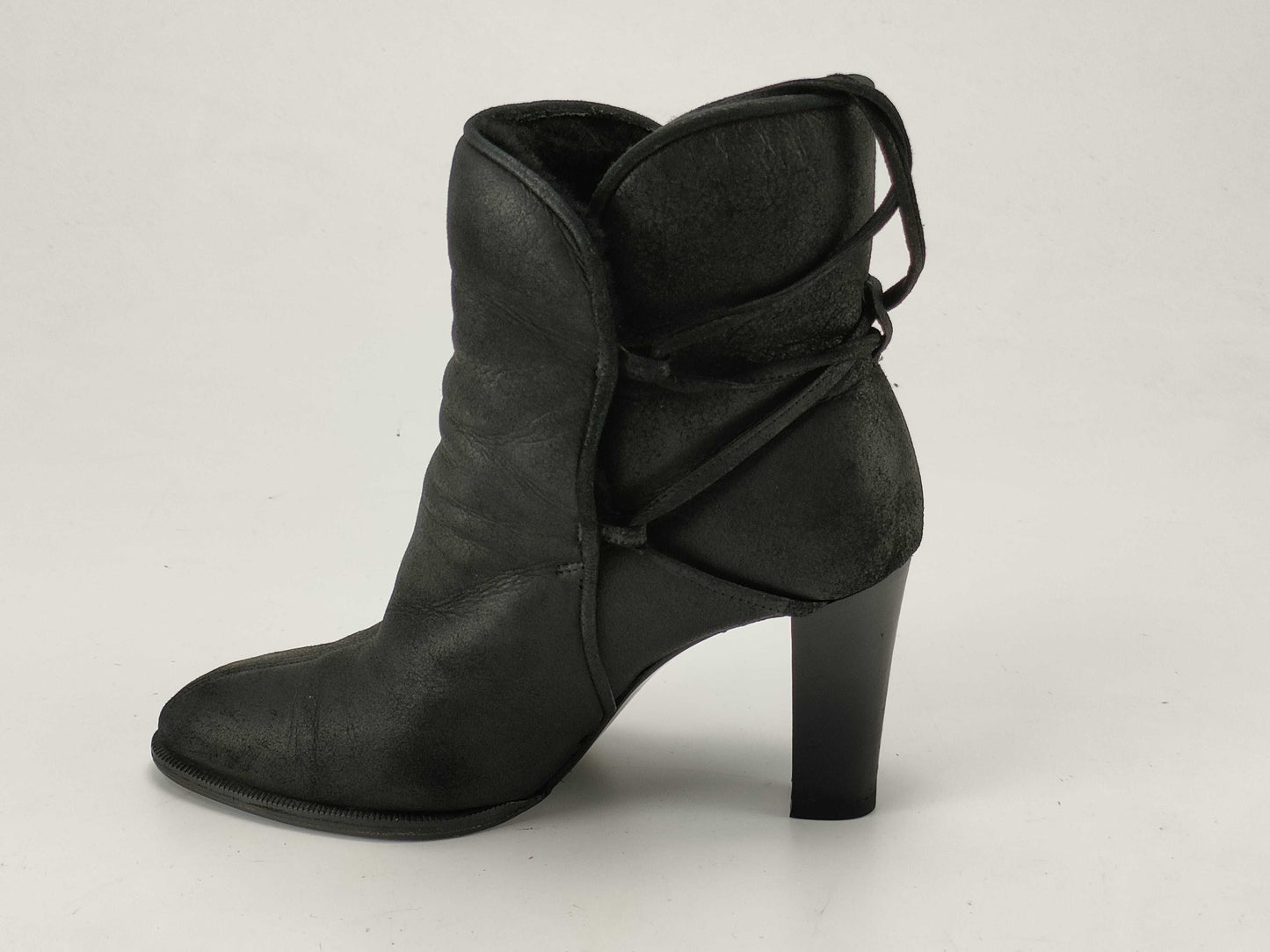 CHANEL Coco Black Fur Other Shoes