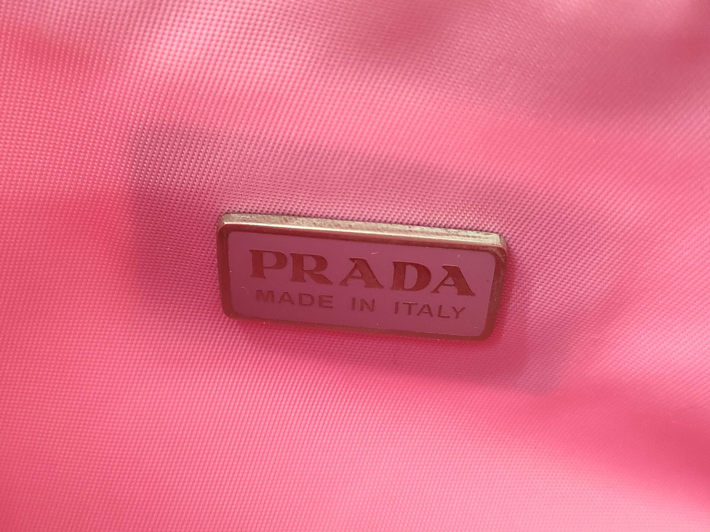 PRADA Nylon Mini Handbag Pink Handbag