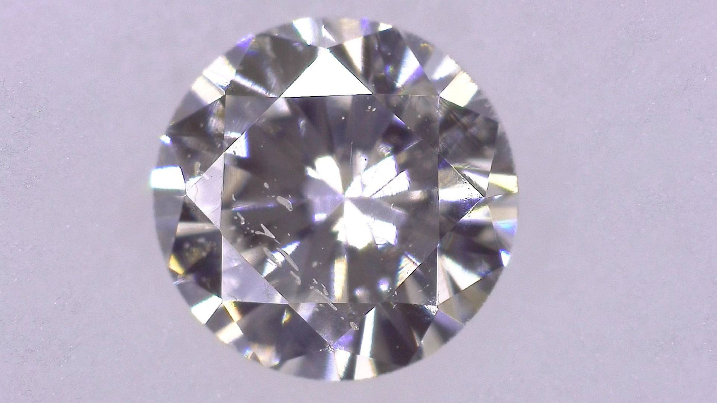 0.333ct H SI-2 GOOD/FR/FR STRONG BLUE NATURAL 4.43-4.46X2.67mm Diamond Loose
