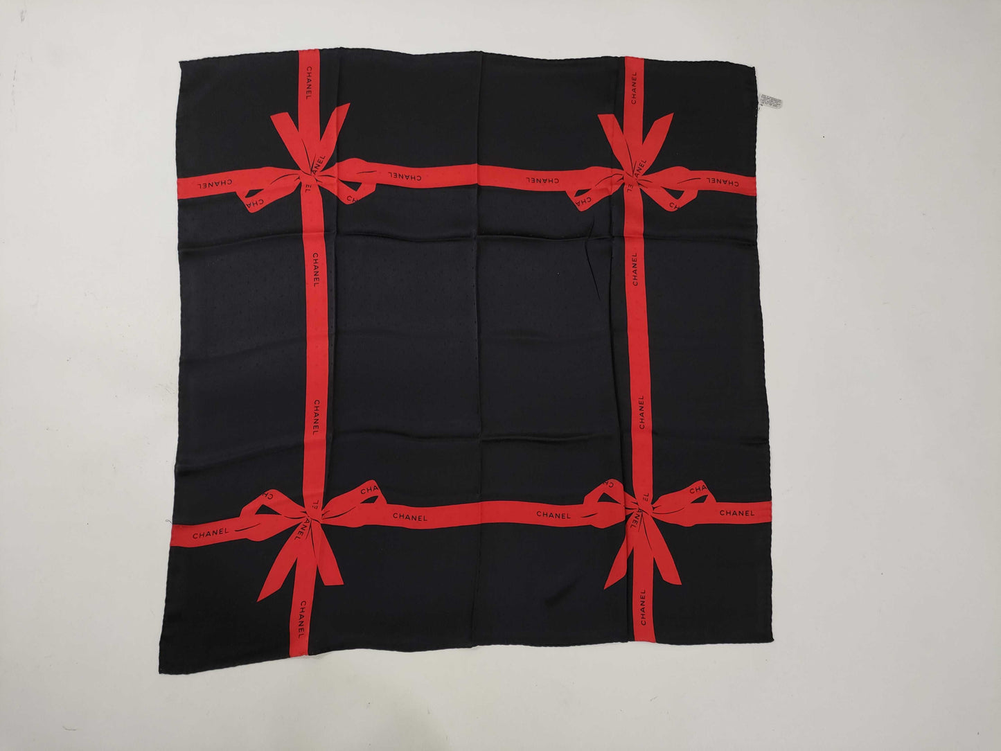 CHANEL ribbon scarf scarf