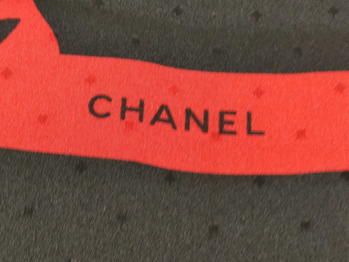 CHANEL ribbon scarf scarf