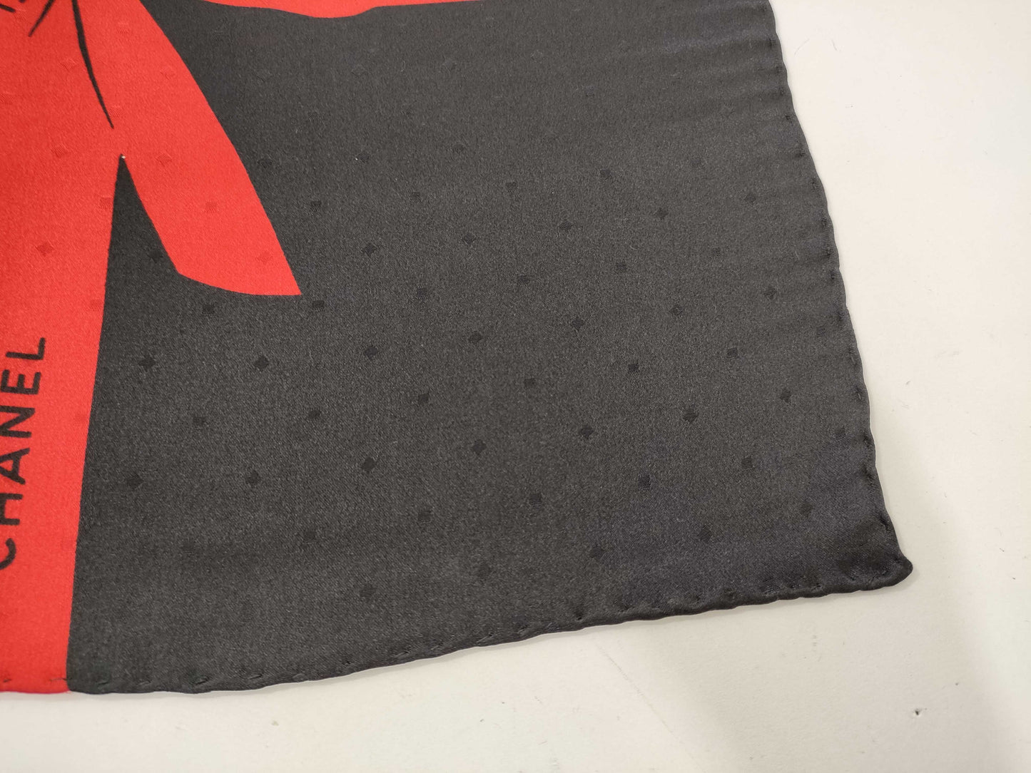 CHANEL ribbon scarf scarf