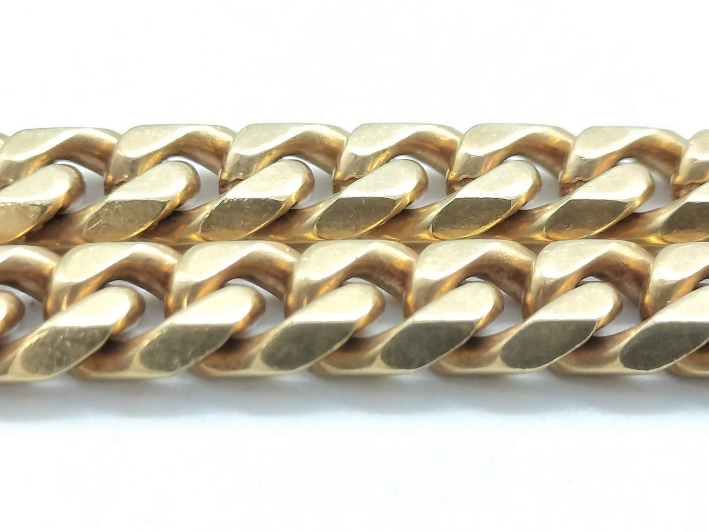 6-sided single 18K gold Kihei necklace, 50.8g