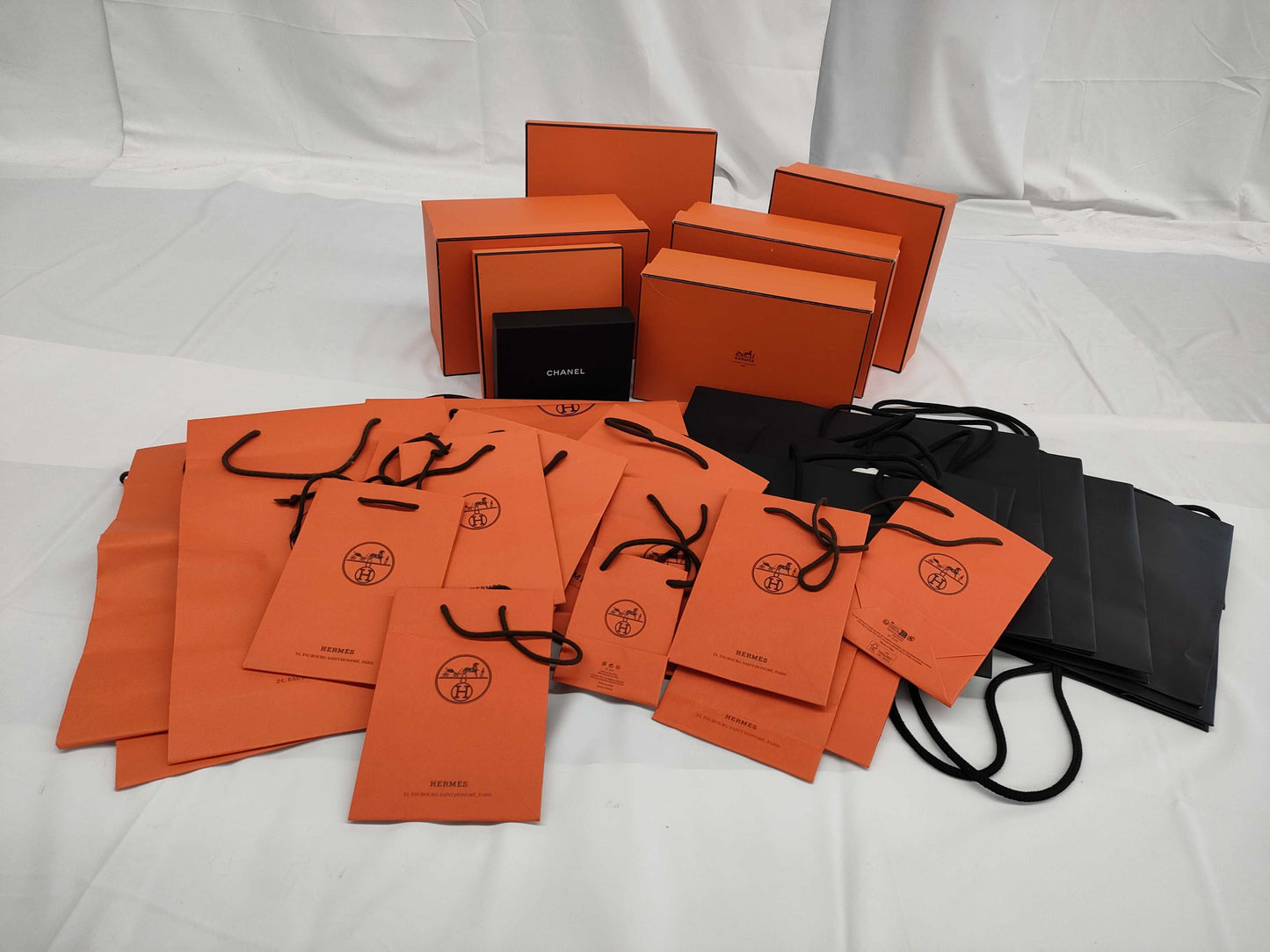 HERMES CHANEL Box/Shopper Set, Brand Empty Box Collection, Brand Empty Box Collection