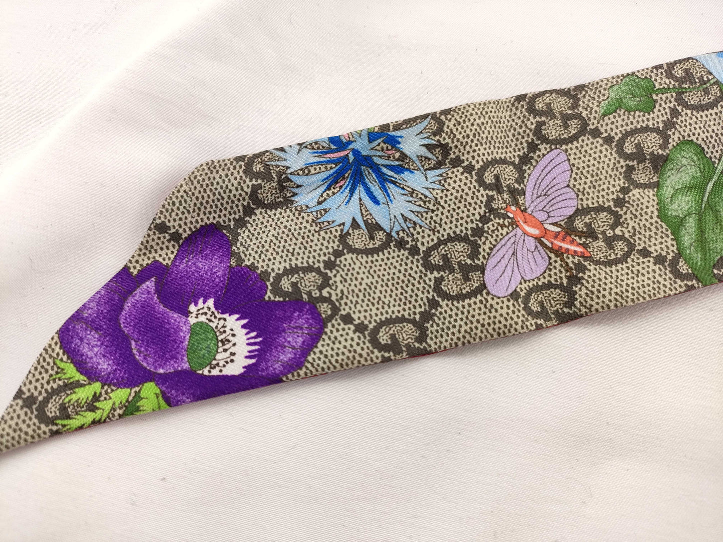 GUCCI GG GG/Floral scarf