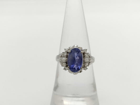 S3.02ct D0.35ct PT900 5.0g Ring