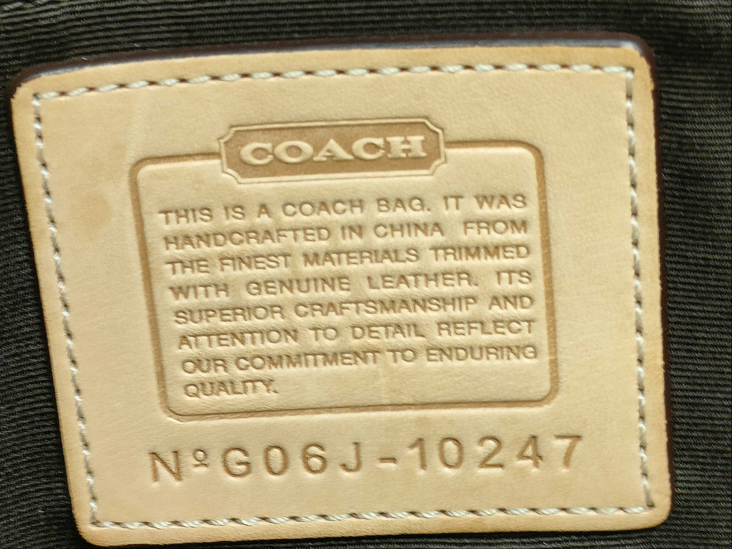 COACH Signature 3-Piece Handbag