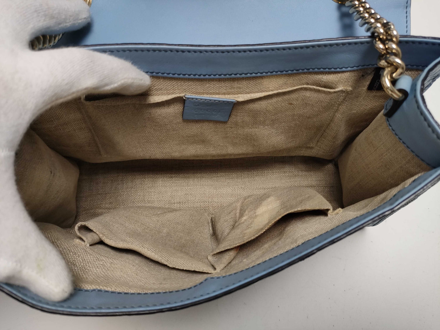 GUCCI Guccissima Horsebit Shoulder Bag/449635