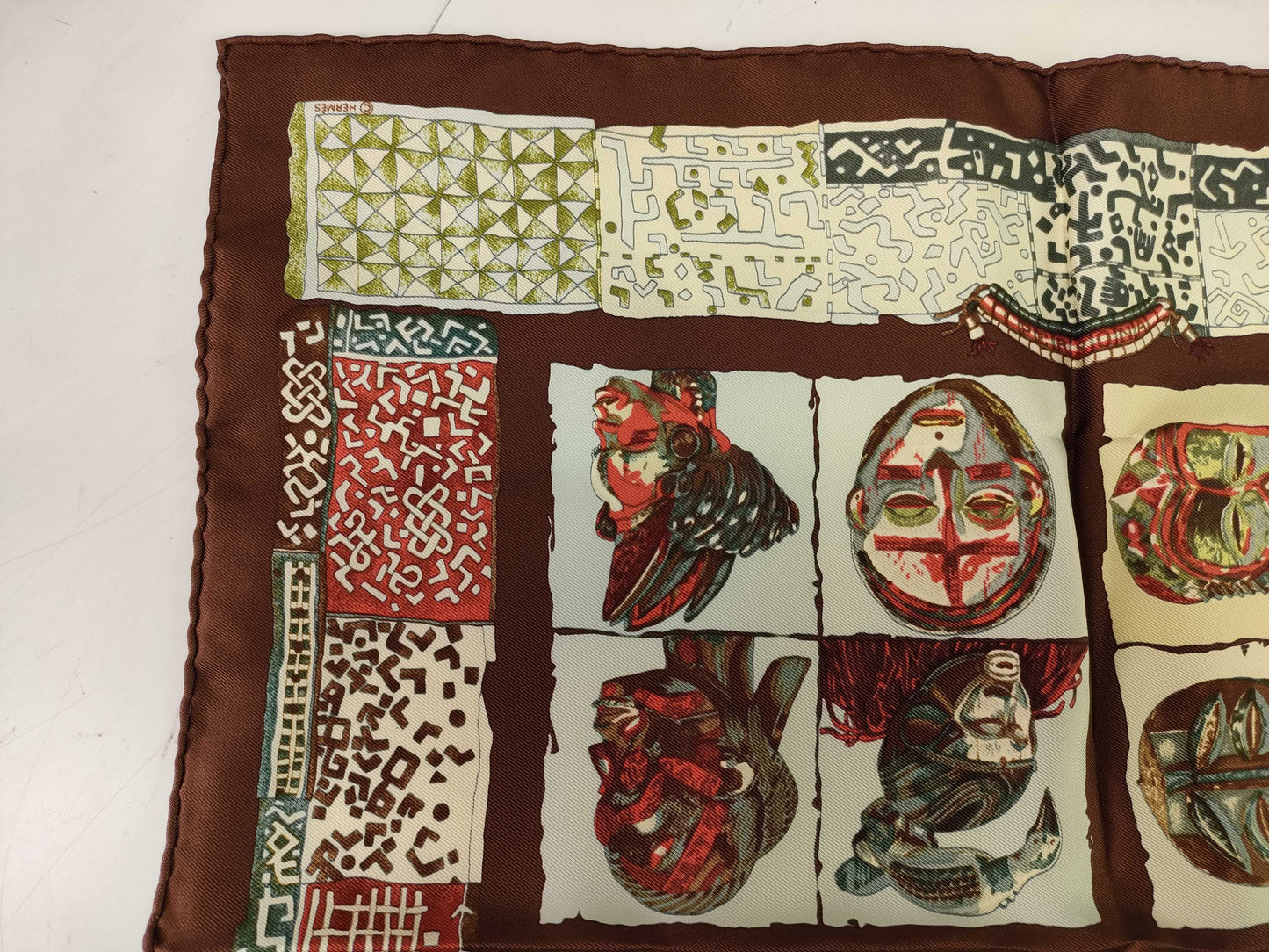 HERMES Carre Loic Dubigeon Scarf Scarf