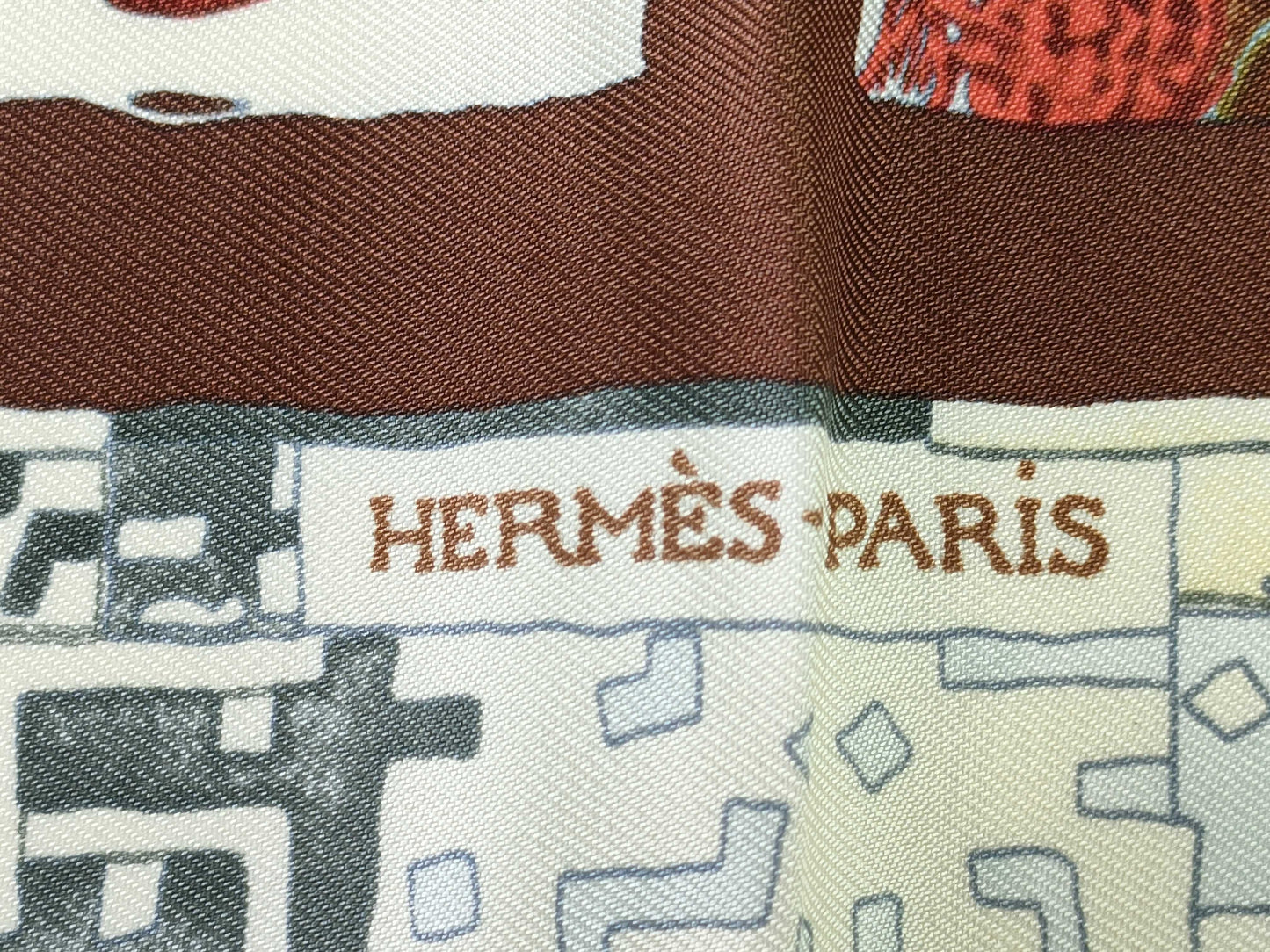 HERMES Carre Loic Dubigeon Scarf Scarf