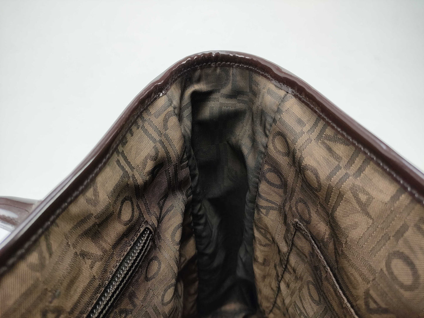Salvatore Ferragamo vinyl tote bag