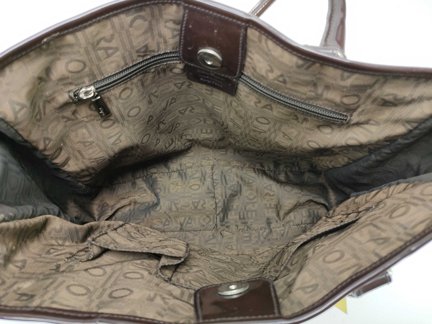 Salvatore Ferragamo vinyl tote bag
