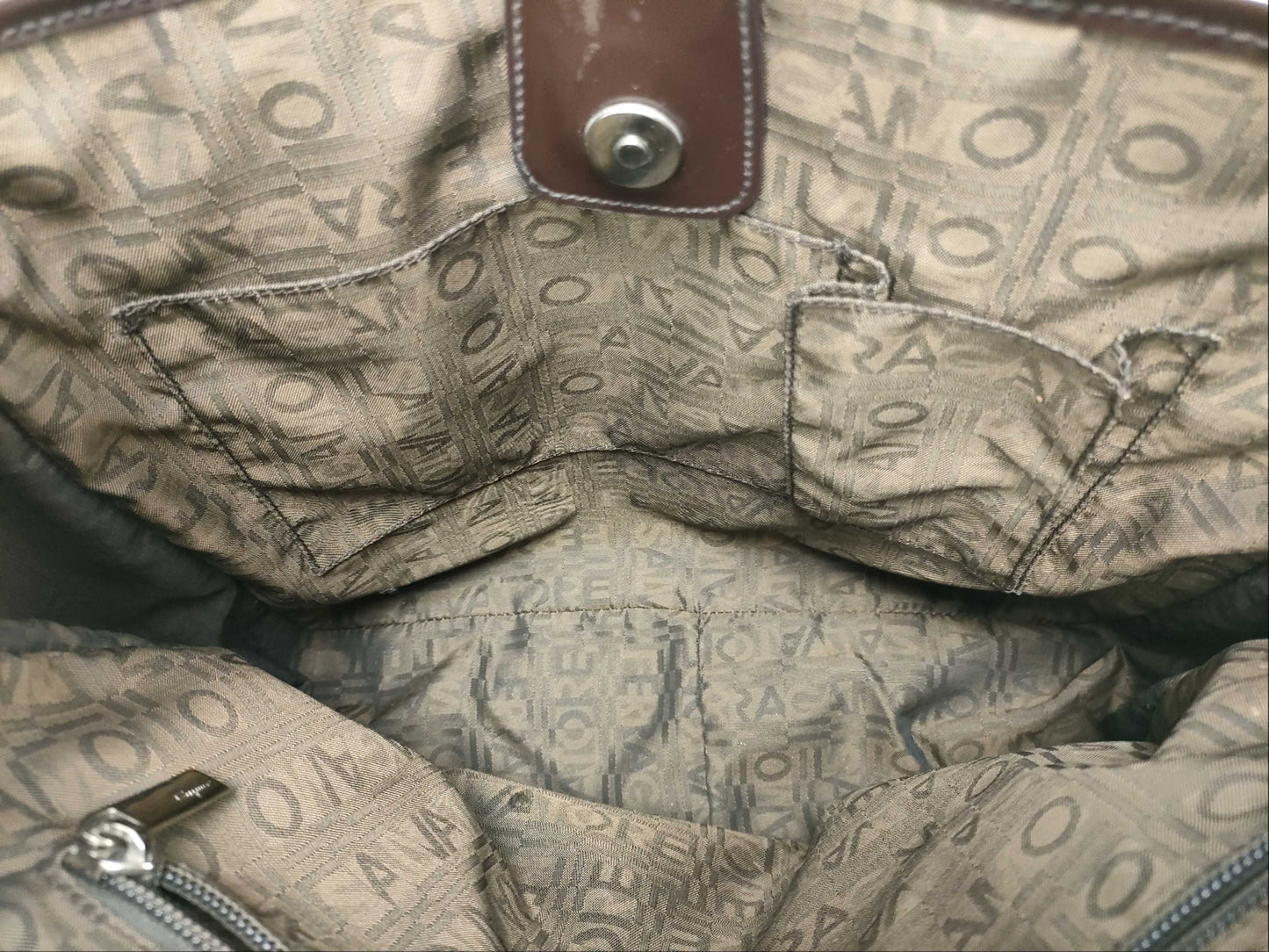 Salvatore Ferragamo vinyl tote bag