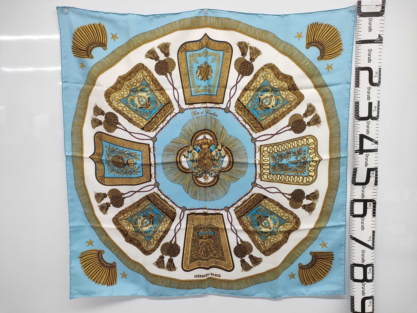 HERMES Poste et Cavalerie Sabre-decorated Scarf Bag