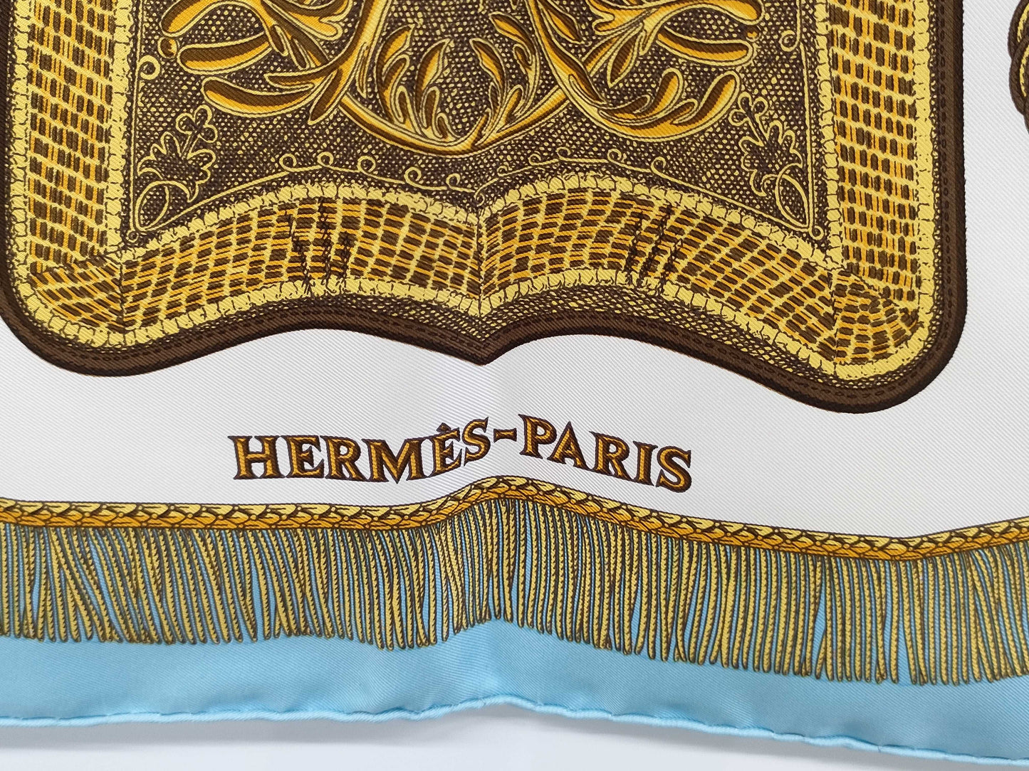 HERMES Poste et Cavalerie Sabre-decorated Scarf Bag