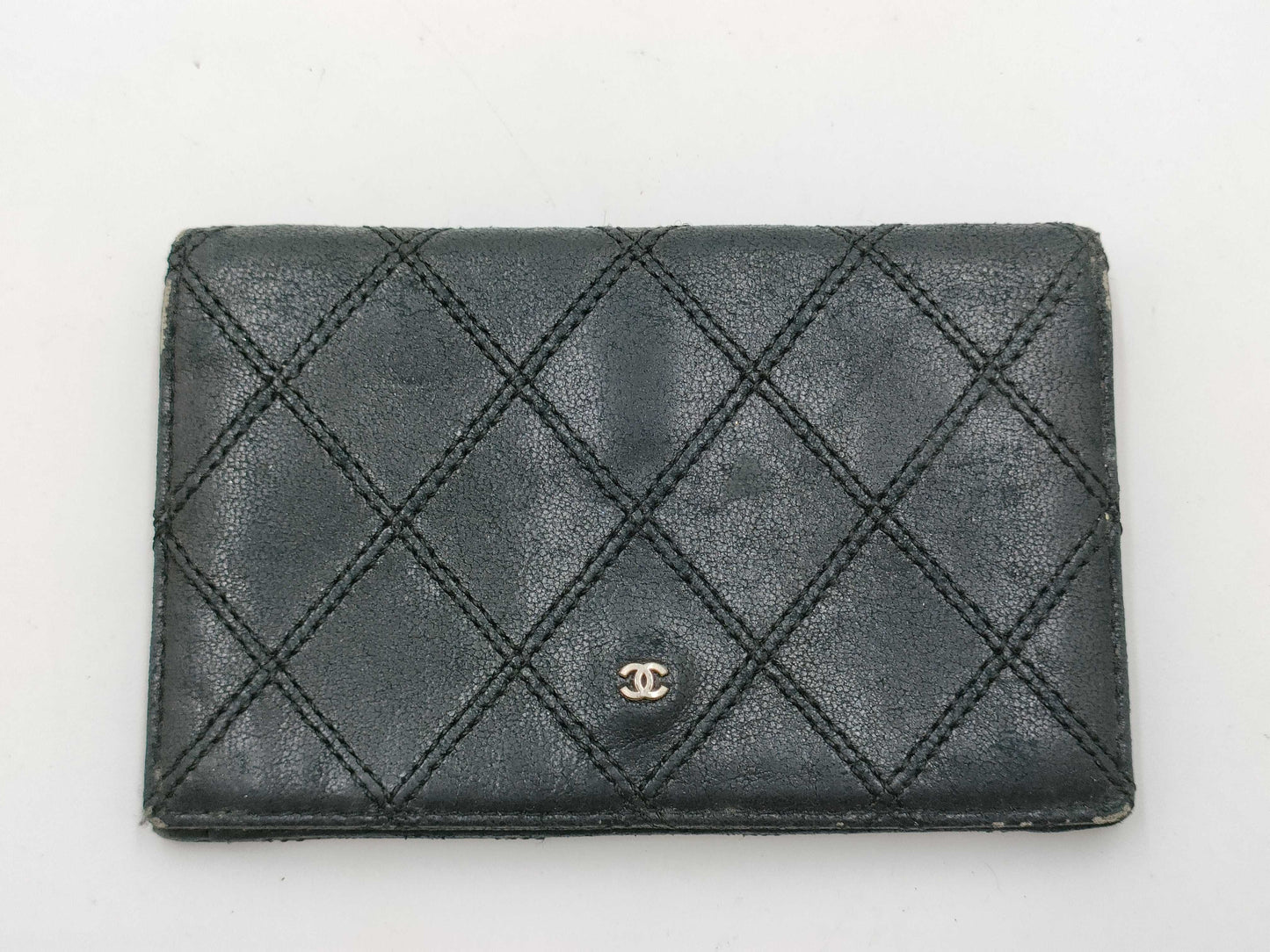 CHANEL Bicolor Wallet Coin Case