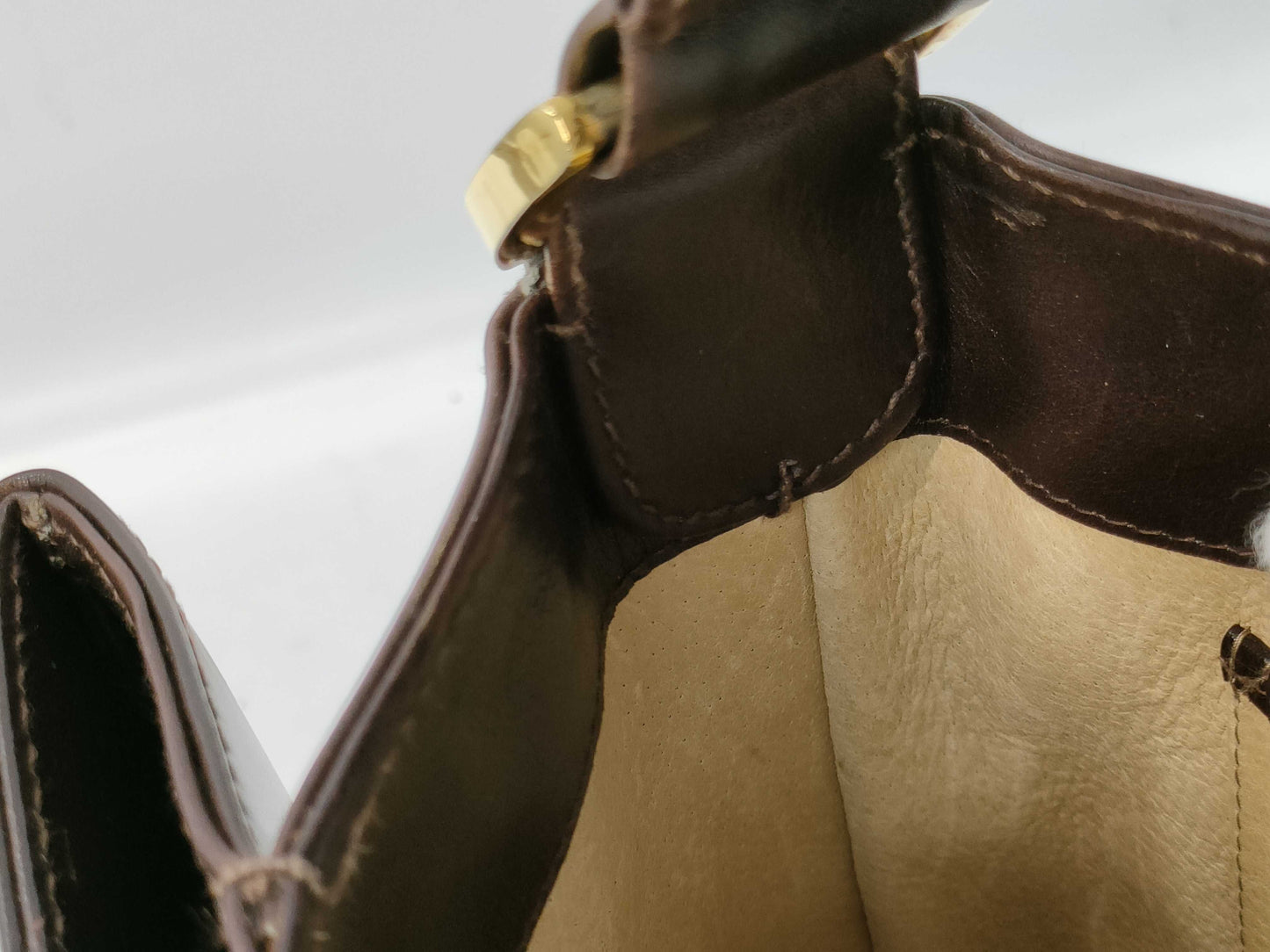 GUCCI Old Gucci Leather Shoulder Bag 001 005 0053