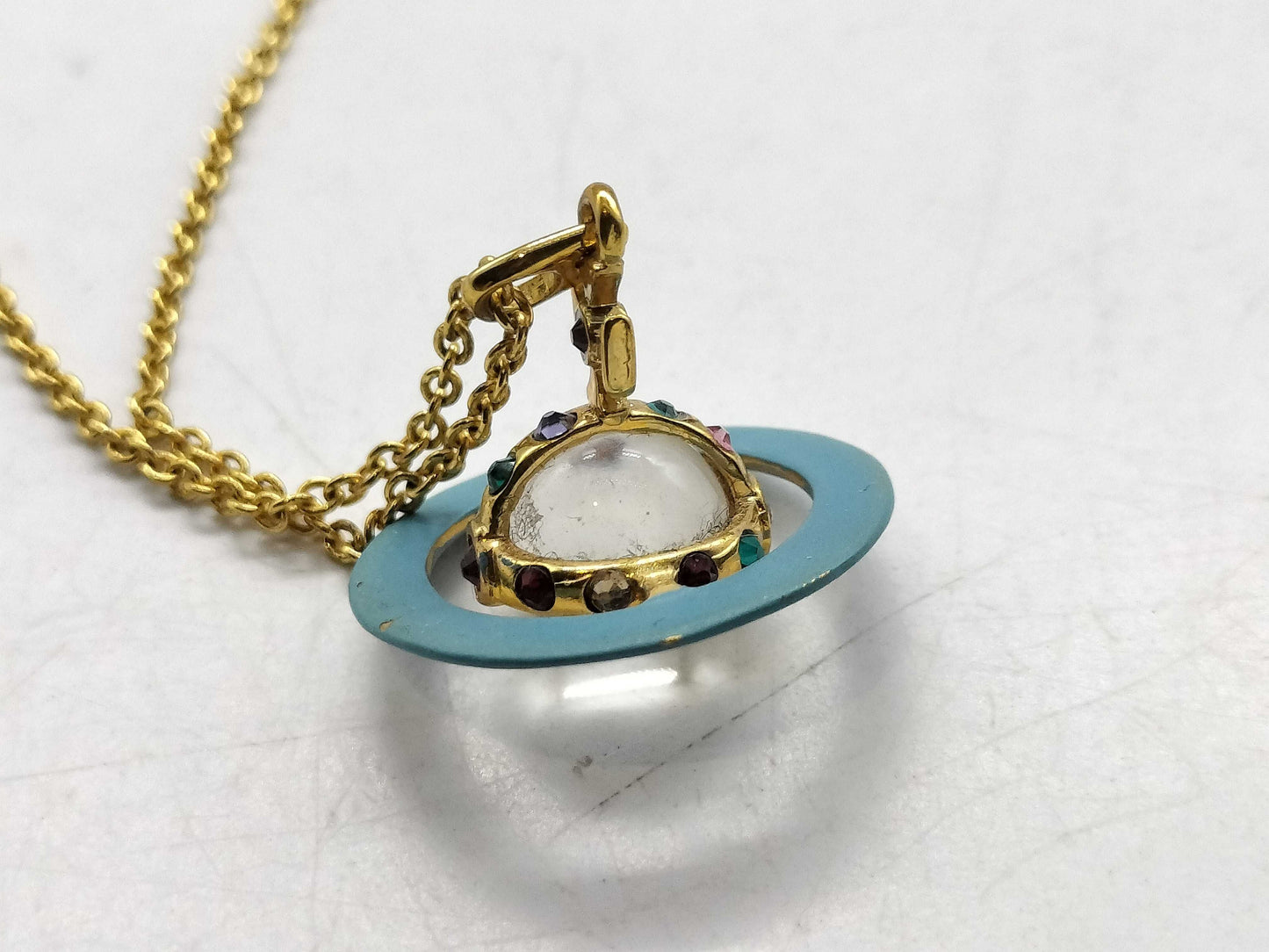 Vivienne Westwood Vivienne Westwood / Orb / Gold Necklace / Multicolor Stone Necklace