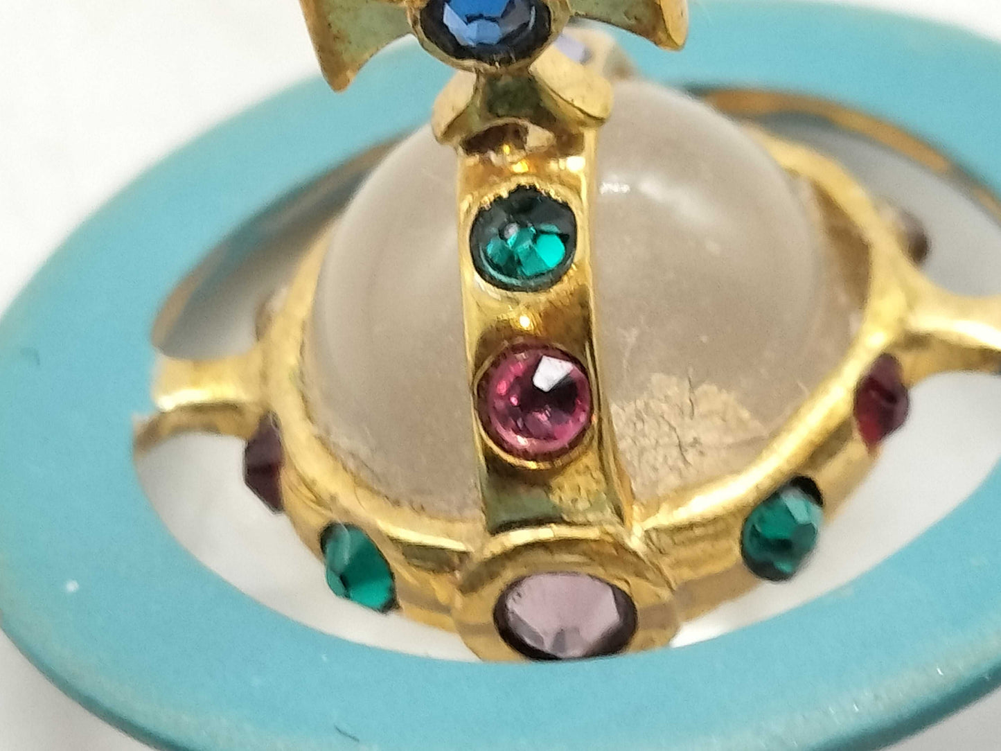 Vivienne Westwood Vivienne Westwood / Orb / Gold Necklace / Multicolor Stone Necklace