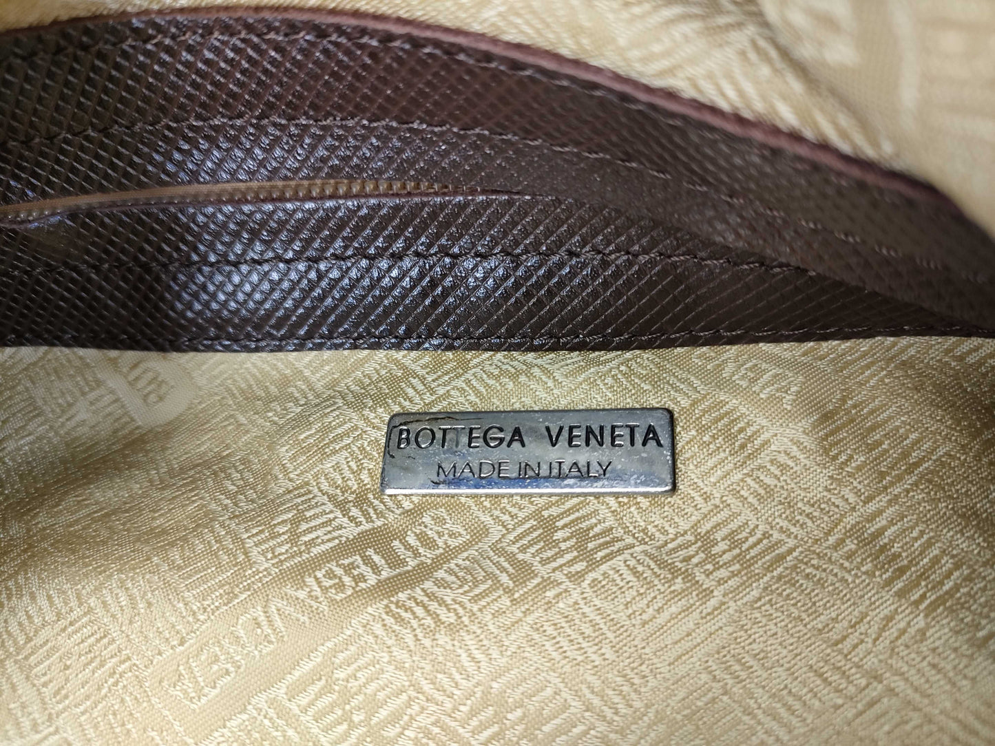 BOTTEGA VENETA Leopard Print Hand Business Bag