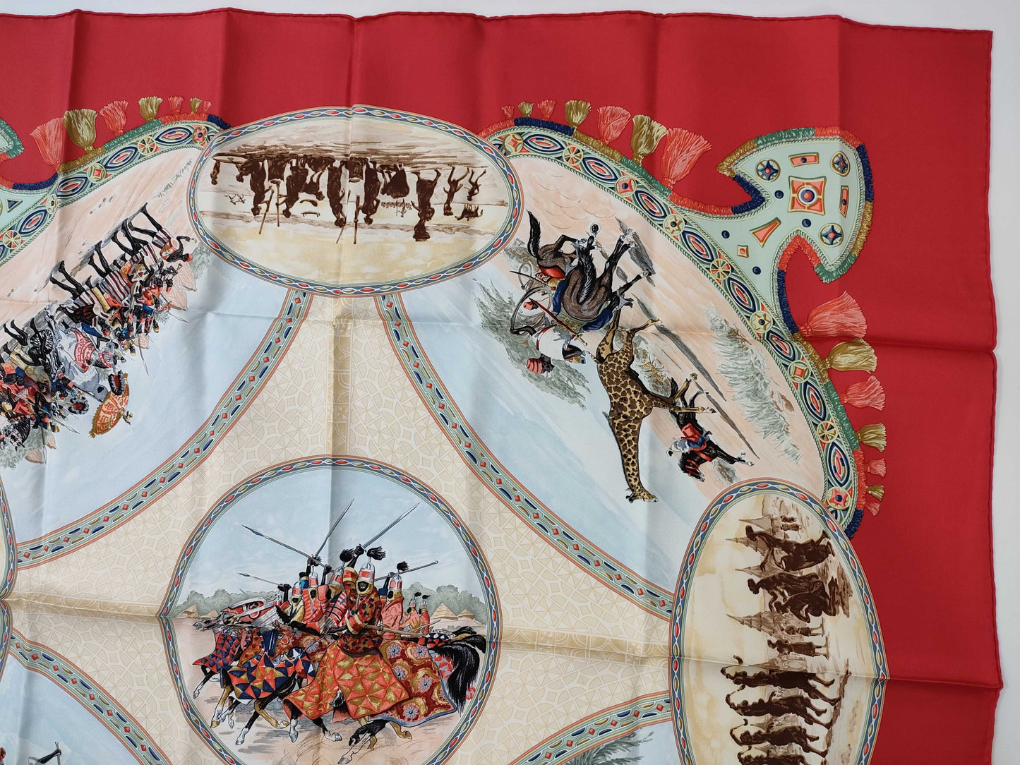 HERMES Carre CAVALIERS PEULS Scarf