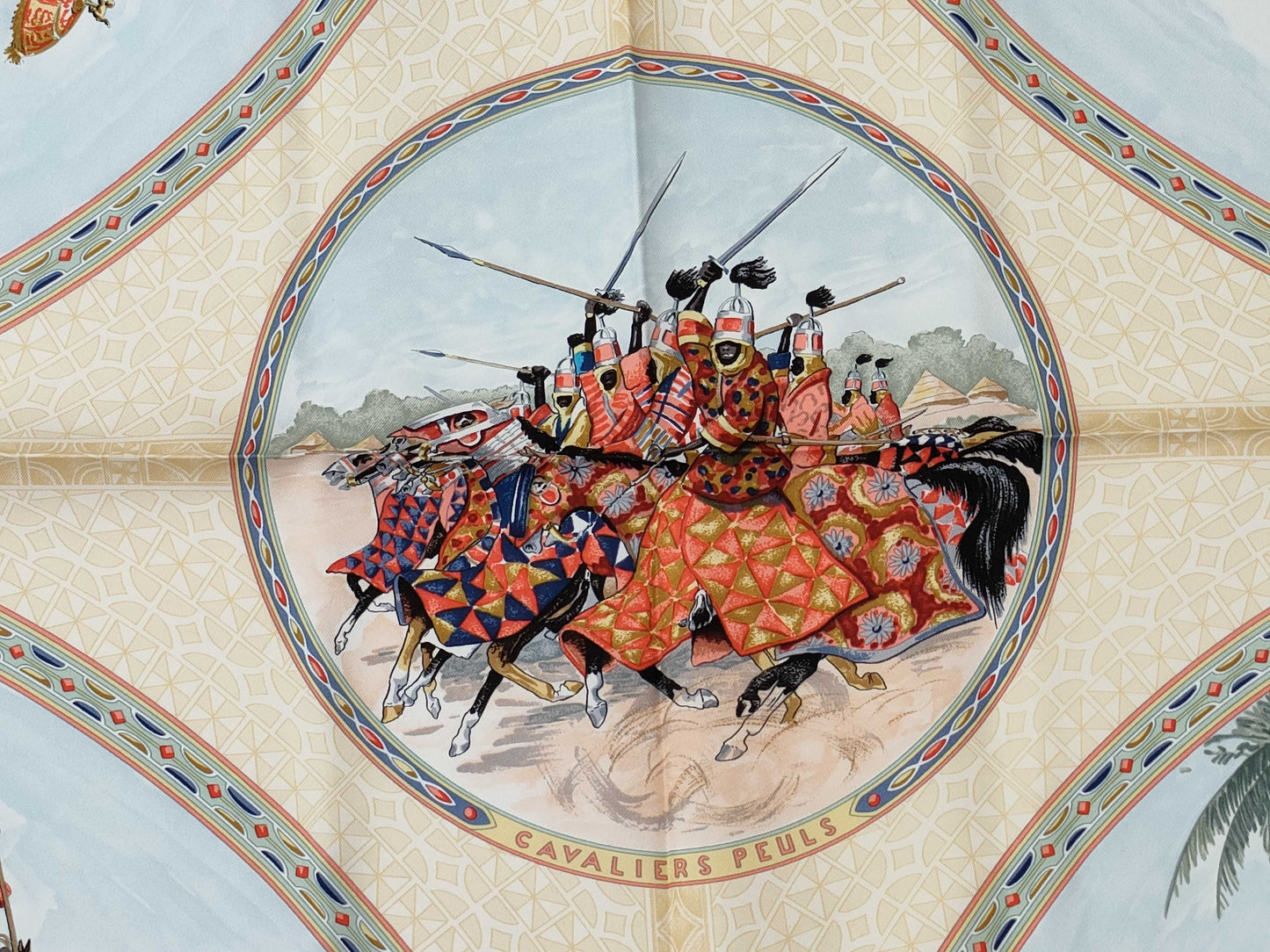 HERMES Carre CAVALIERS PEULS Scarf
