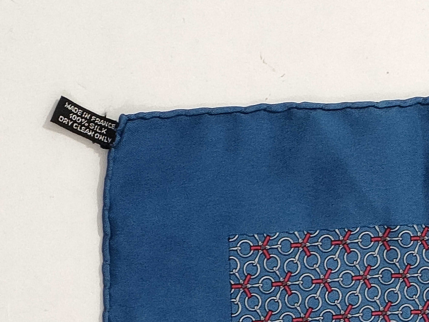 HERMES Carré 45 Chain Pattern Scarf