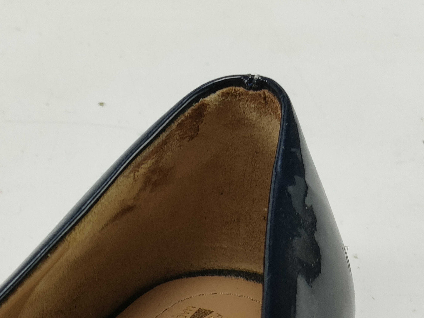 Salvatore Ferragamo Vara Ribbon Navy Pumps