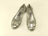 Salvatore Ferragamo Vara Ribbon Silver Pumps