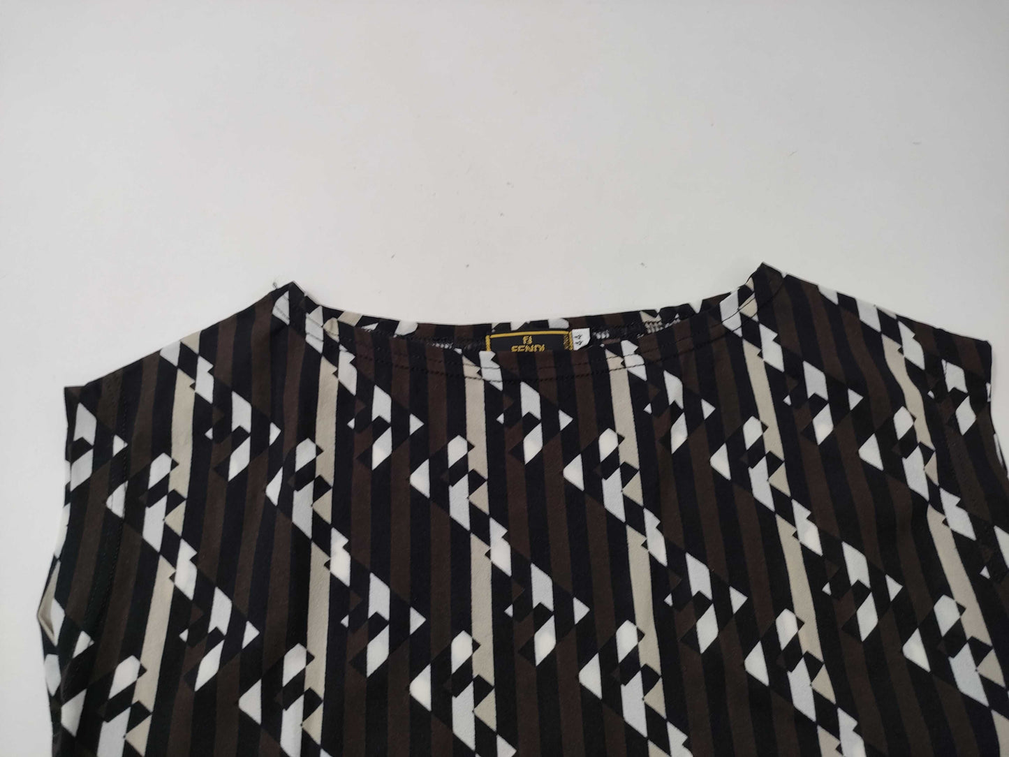 FENDI One-piece dress with all-over geometric pattern