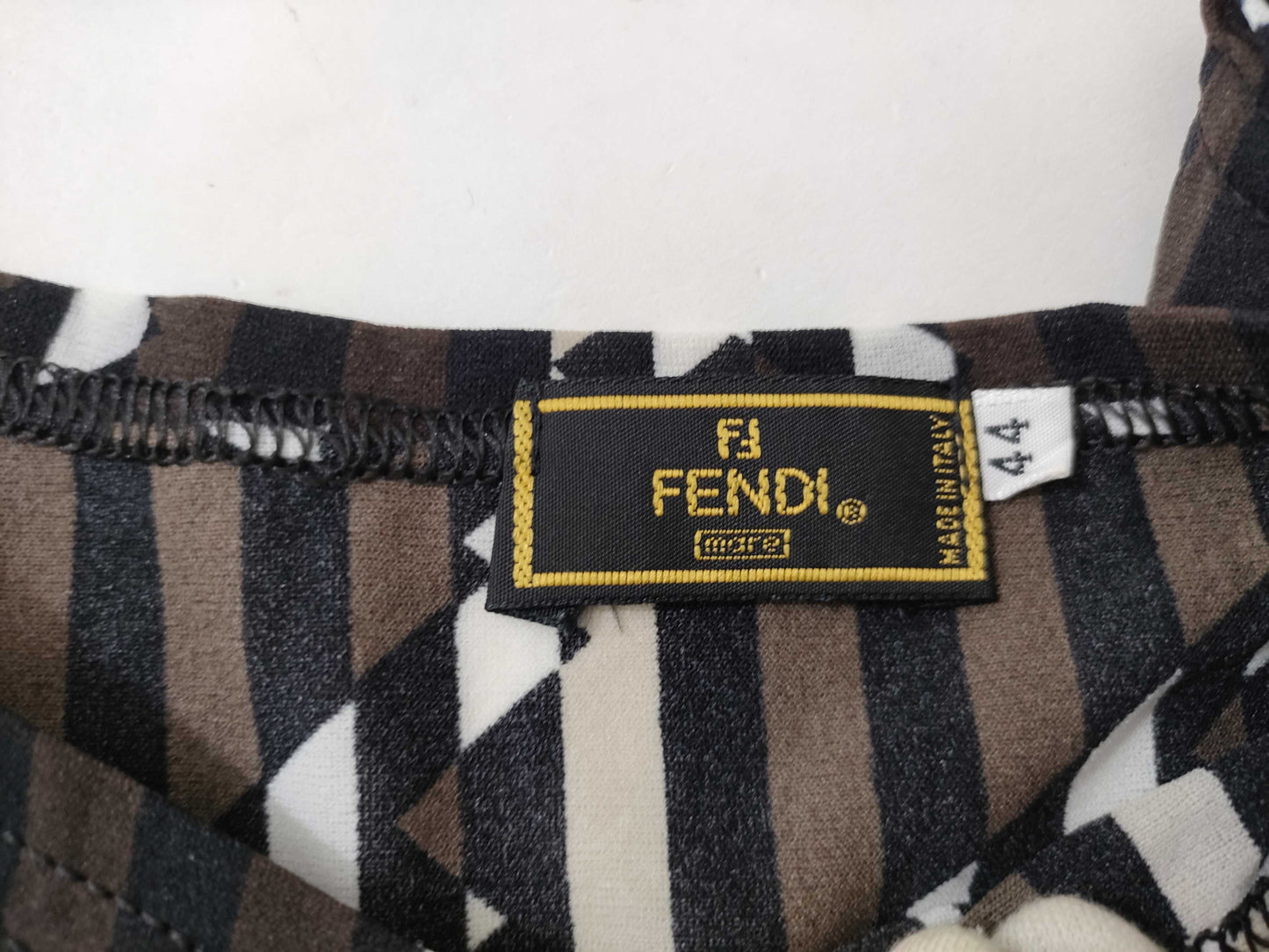 FENDI One-piece dress with all-over geometric pattern