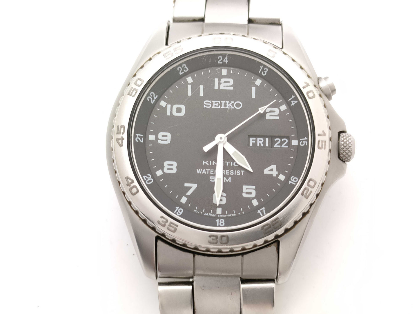SEIKO 5M43-0D10 Water Resistant Men's Watch