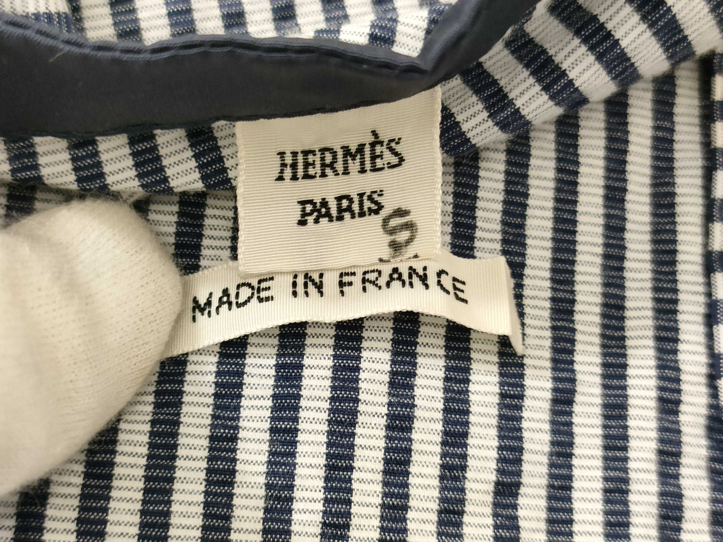 HERMES Beach Line Stripe Dress Dress