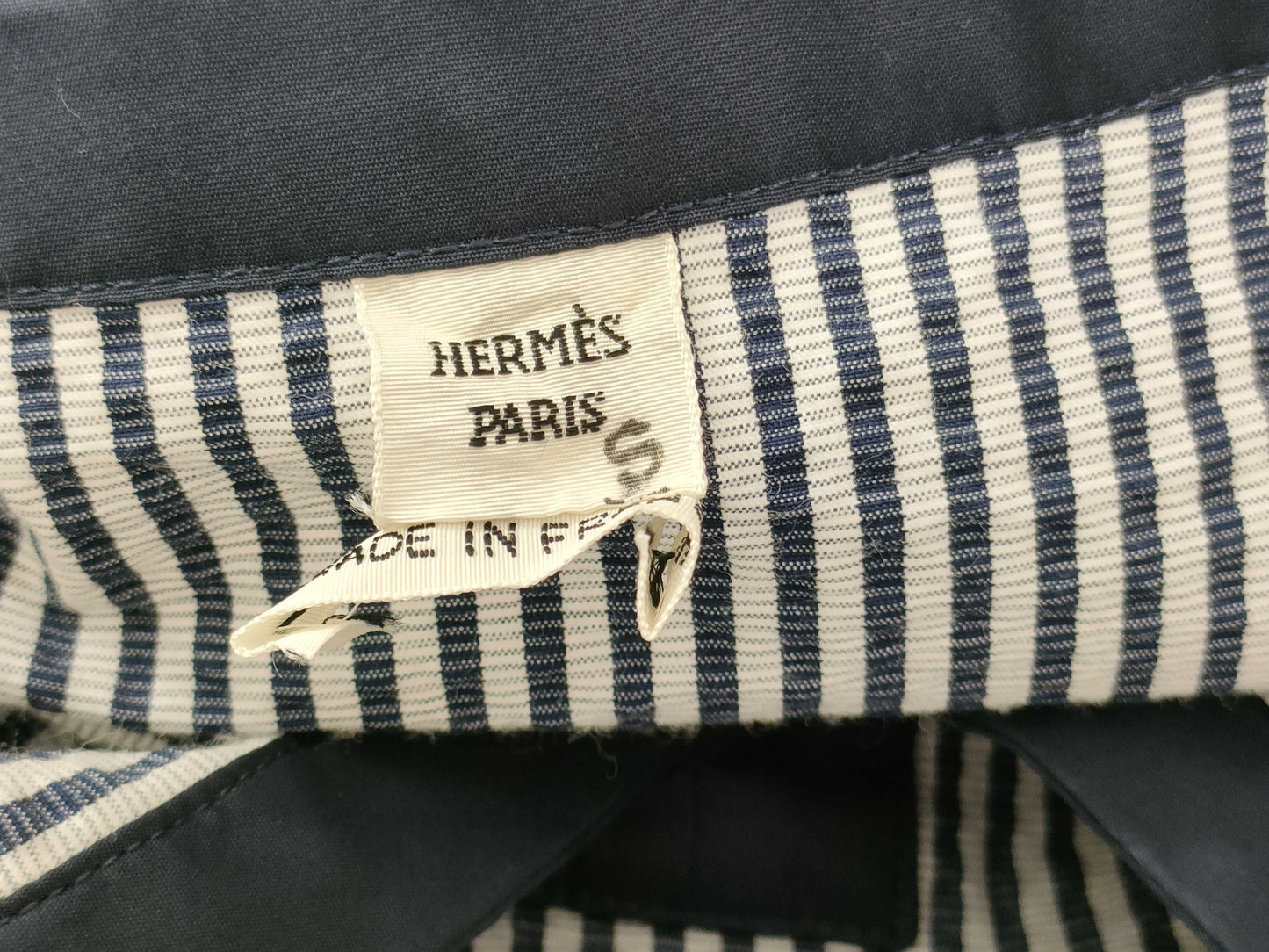 HERMES Beach Line Stripe Dress Dress