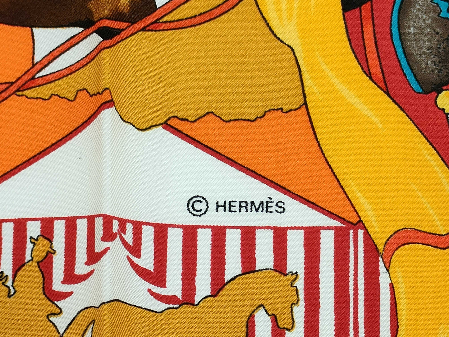 HERMES Carré 90 Seville Holidays Scarf