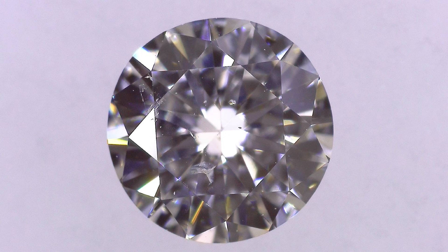 0.503ct E SI-2 GOOD/GD/GD MEDIUM BLUE NATURAL 5.16-5.24X3.02mm Diamond Loose
