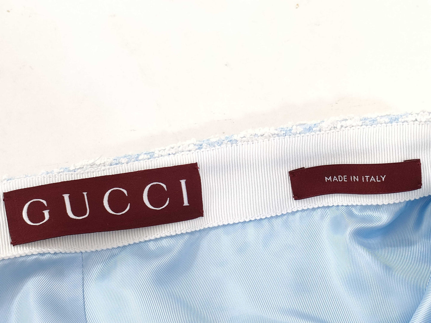 GUCCI GG Cotton Boucle Mini Skirt