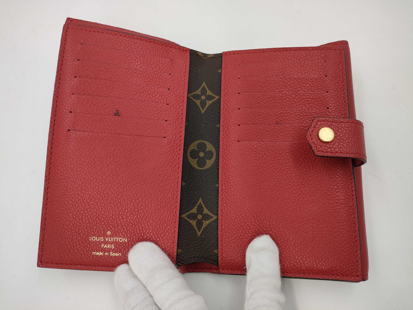 LOUIS VUITTON Monogram M60140 Portefeuille Pallas Compact Wallet