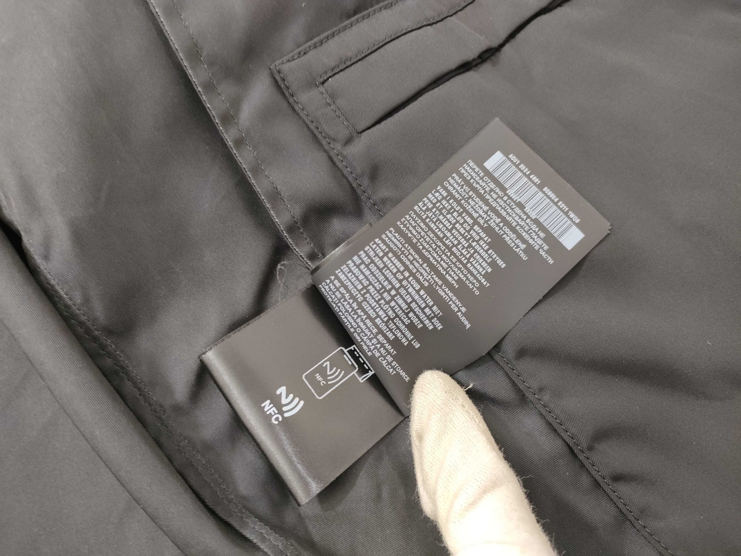 PRADA SGB684 Nylon Jacket Size 52 RFID Current Jacket