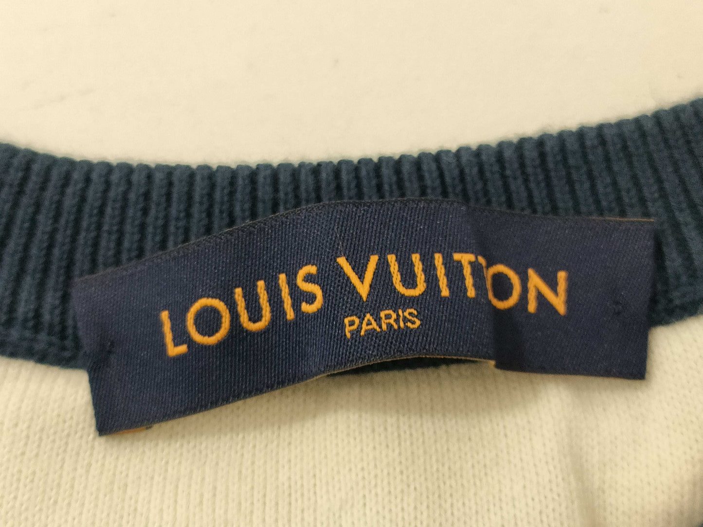 LOUIS VUITTON Monogram Knit Sweater L Tops