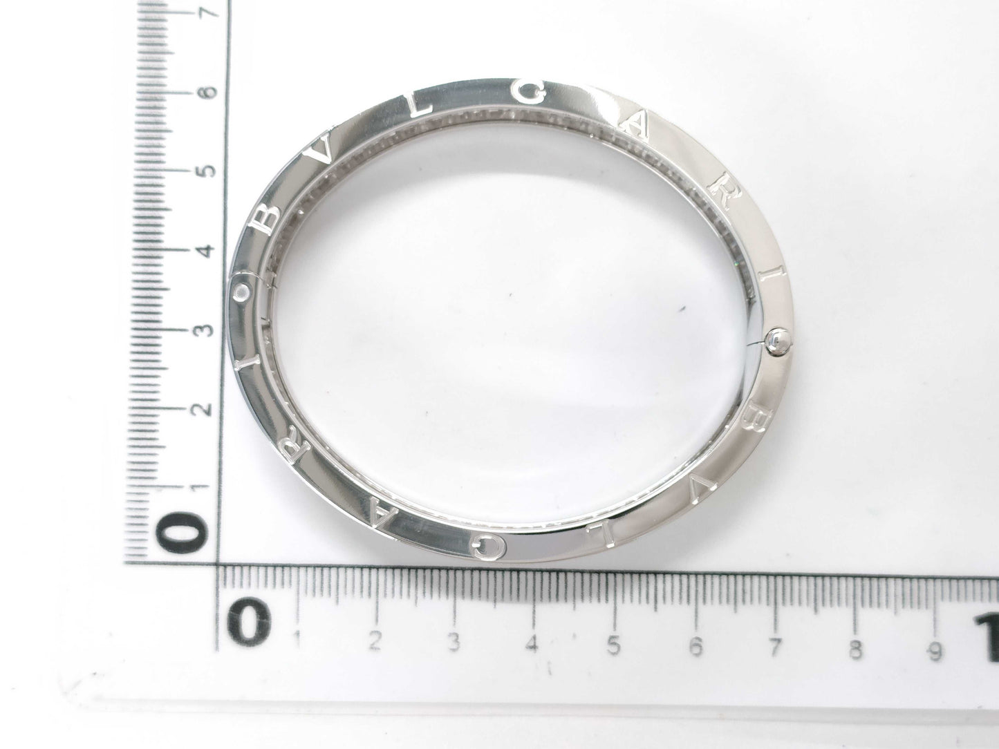 BVLGARI B.zero1 M Full Diamond WG Au750 56.0g Bracelet/Bangle