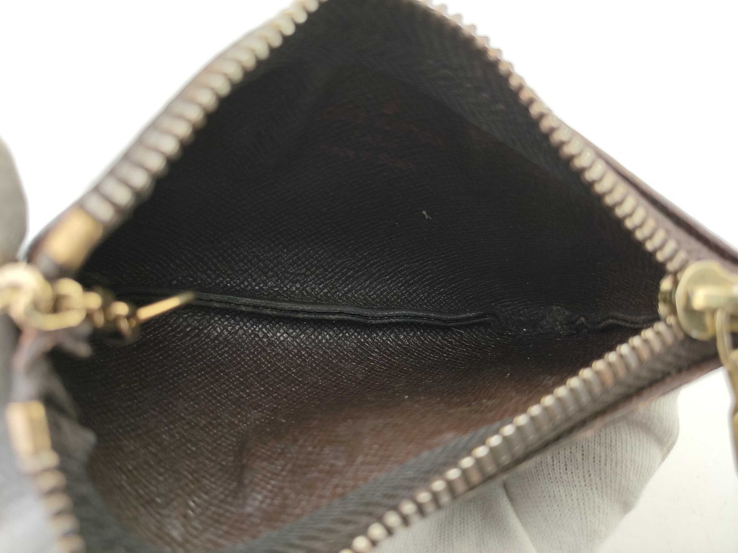 LOUIS VUITTON Damier Pochette Cle N62658 Coin Case
