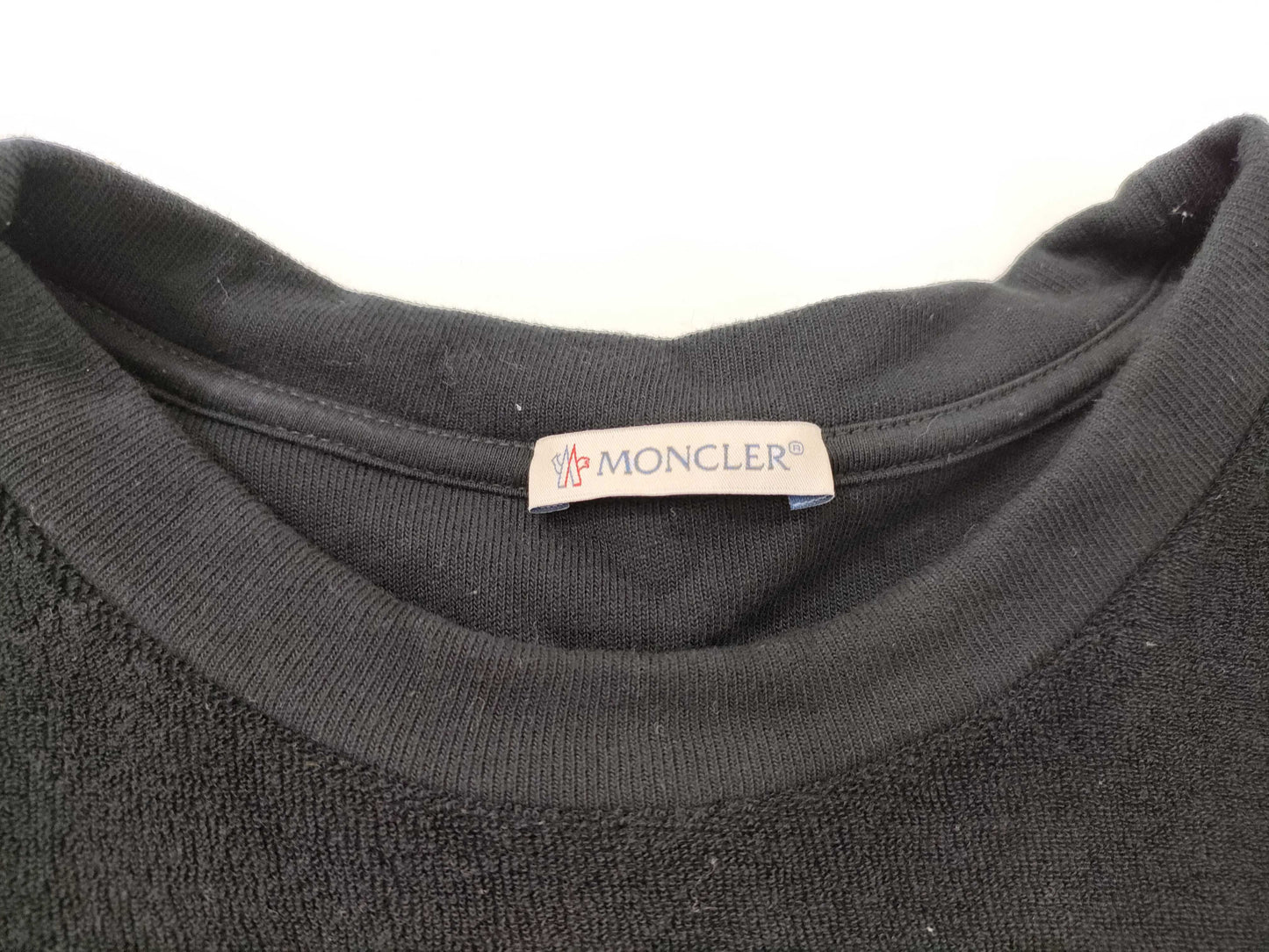 MONCLER terry fabric logo T-shirt