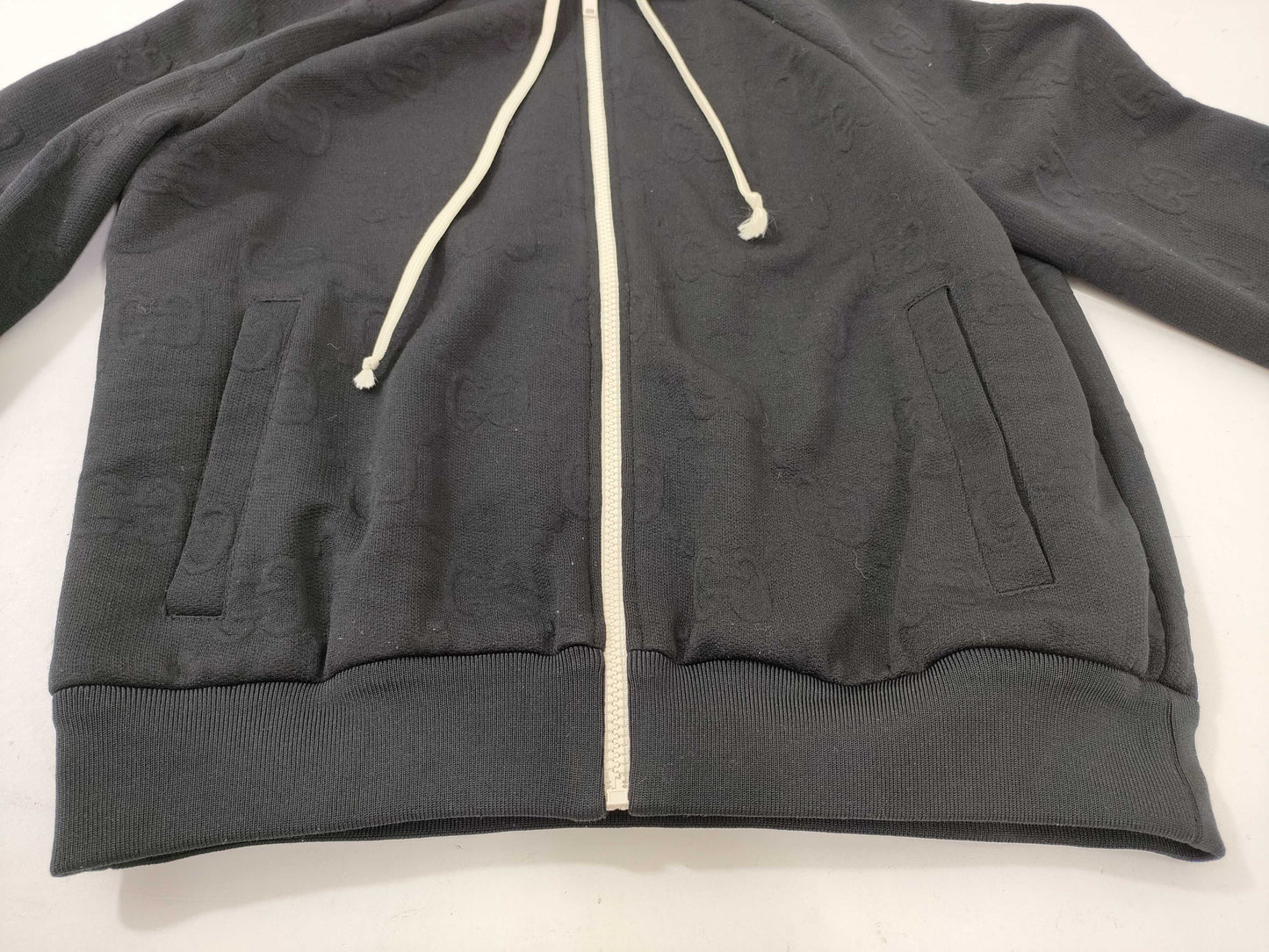 GUCCI Full Zip Hoodie Black XS Other Apparel