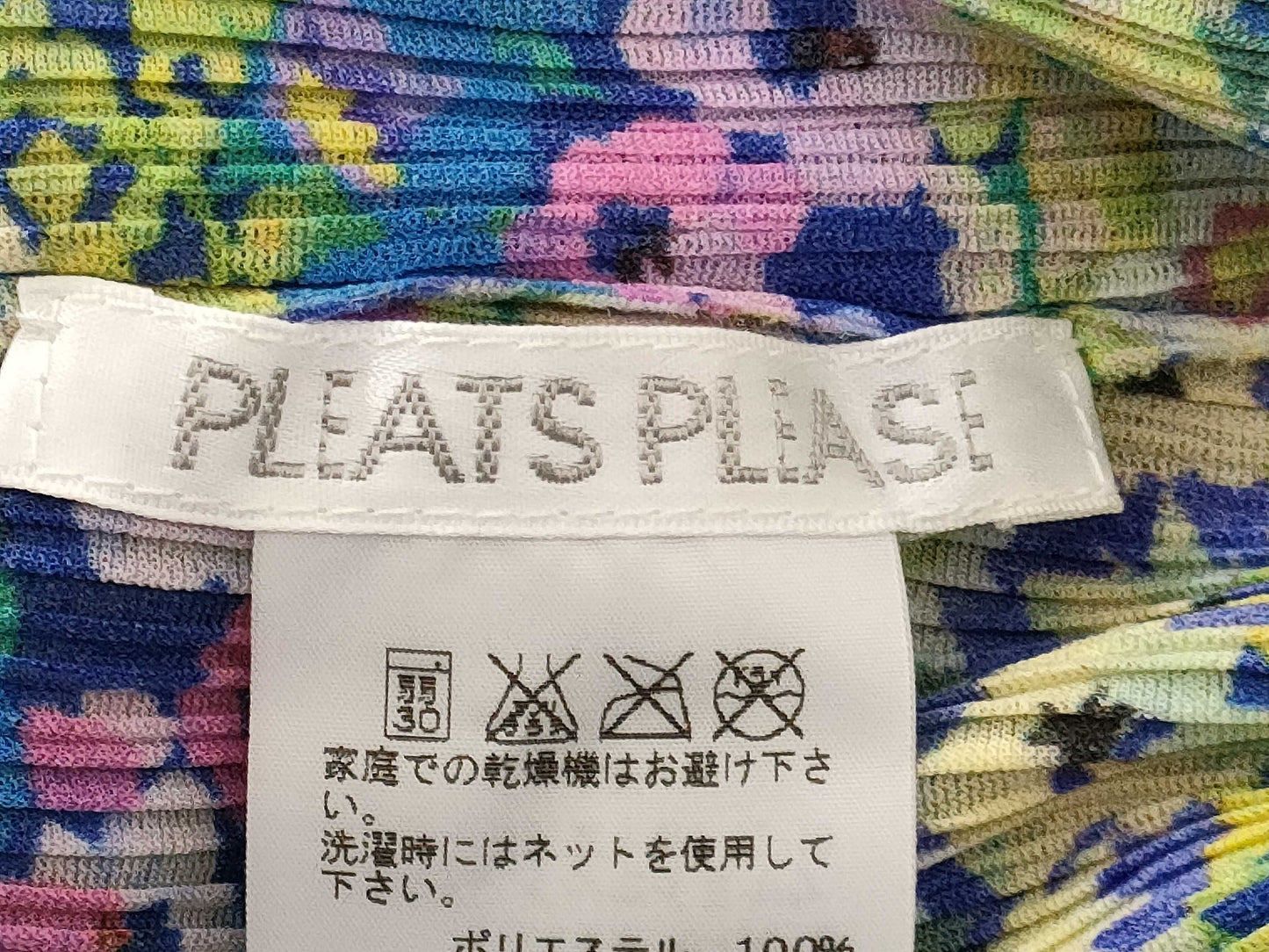 ISSEY MIYAKE Pleats Please Multicolor Tops Tops