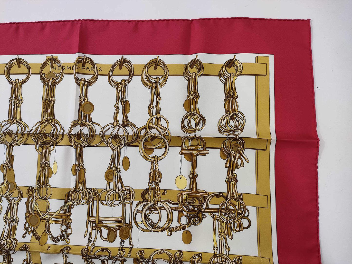 HERMES Carré Saddlery and Big Scarf