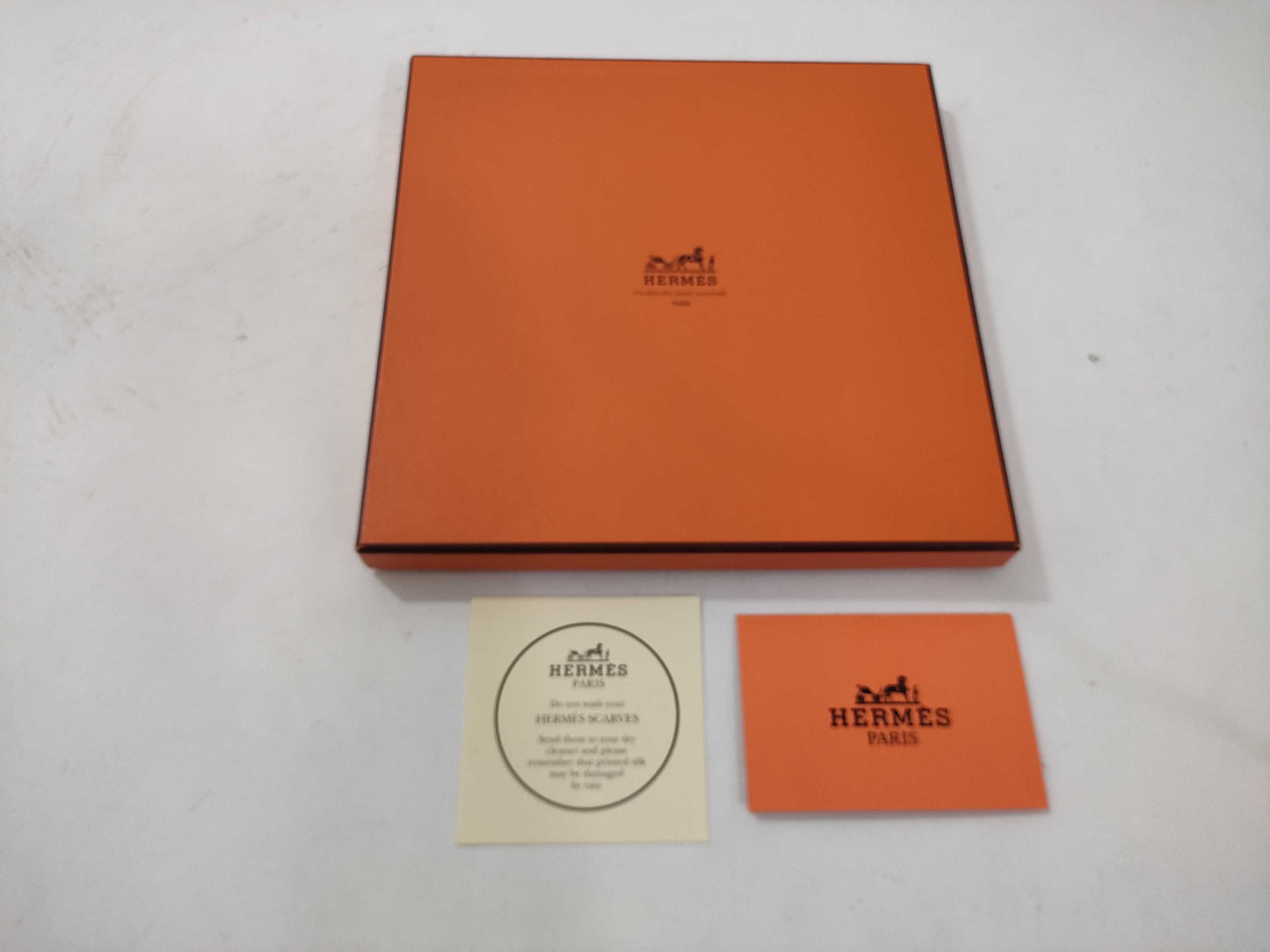HERMES Carré Saddlery and Big Scarf