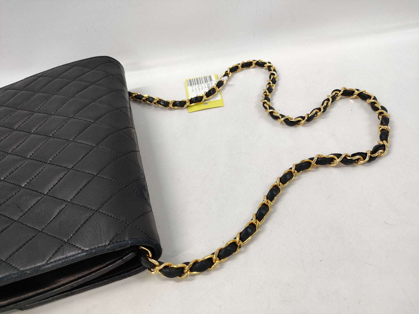 CHANEL Lambskin Single Flap Shoulder Bag with Repaired G