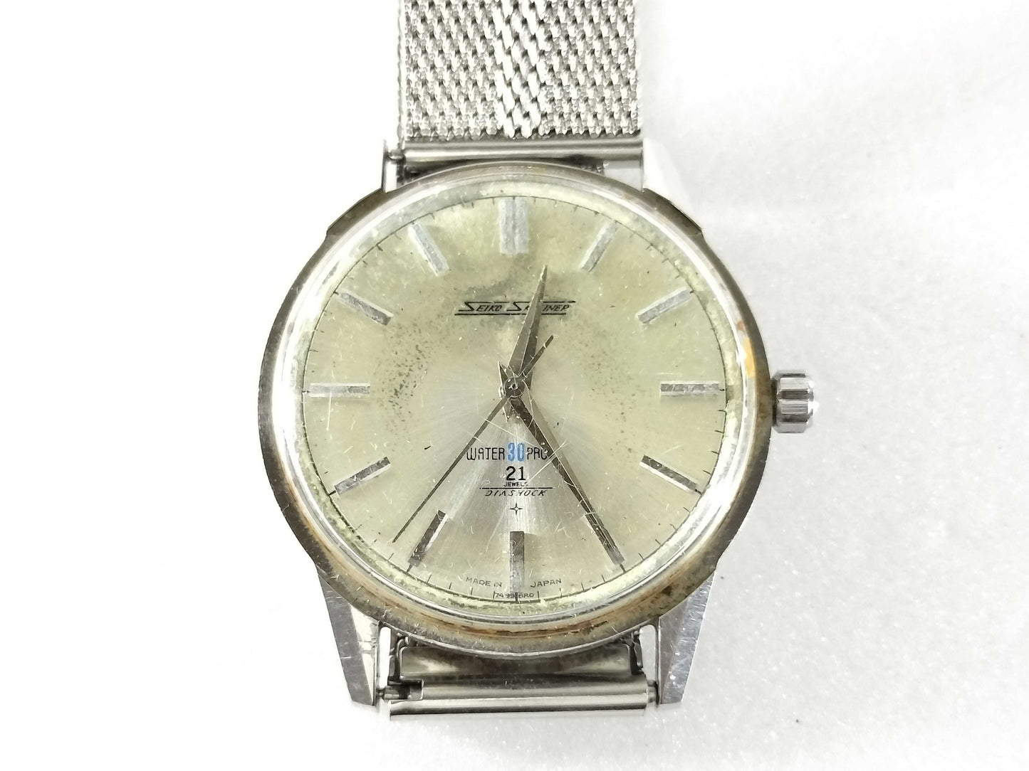 SEIKO 14092/White Dial Unoperated Men's Watch