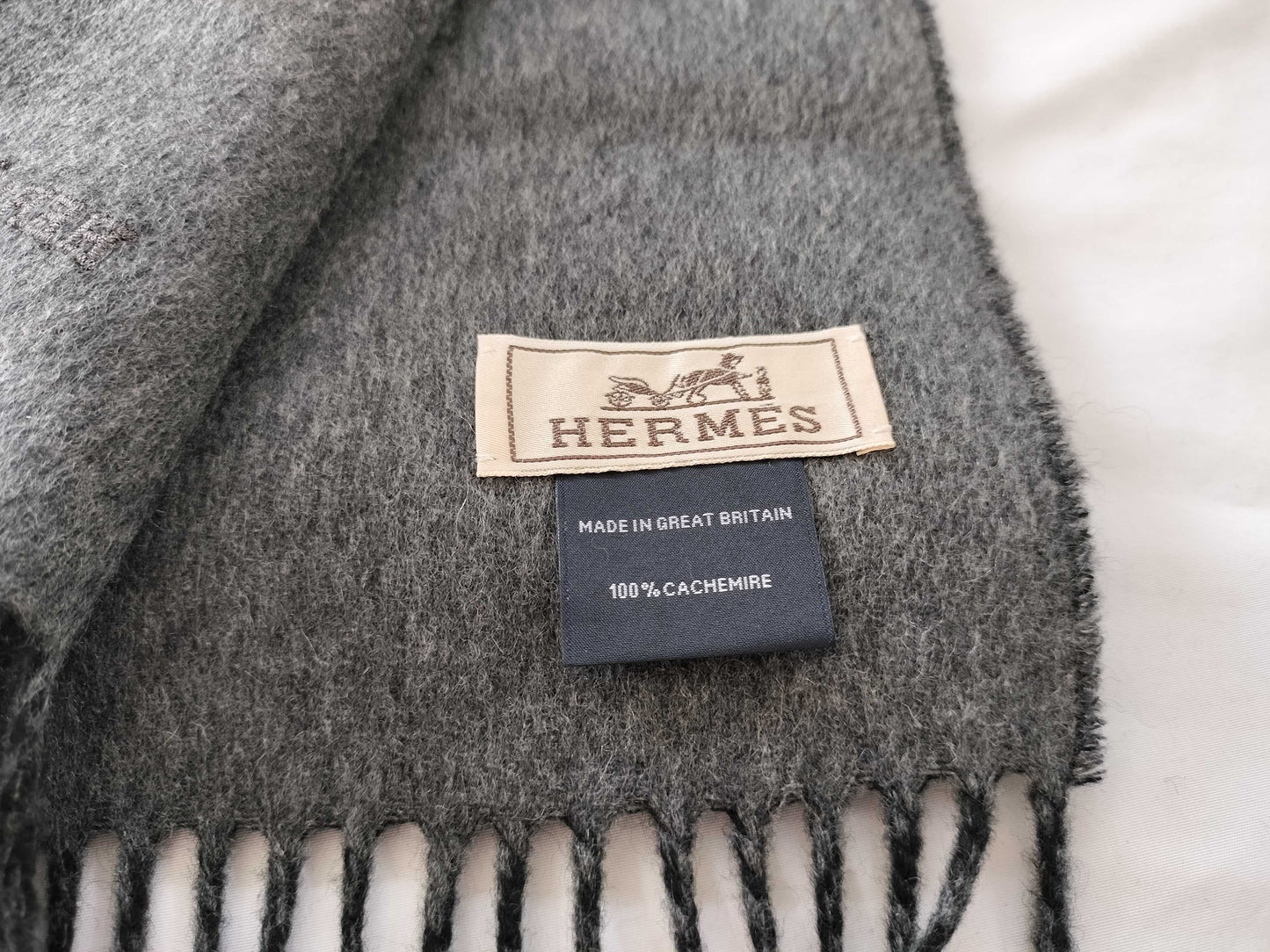 HERMES Cashmere Scarf